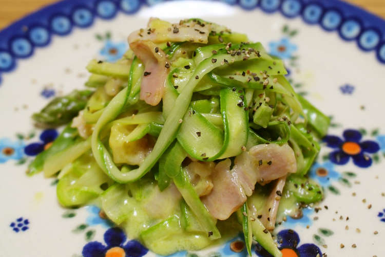 グリーンアスパラガスのチーズパスタ風 レシピ 作り方 By Mayu クックパッド 簡単おいしいみんなのレシピが376万品