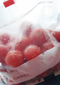 うちのトマトの保存法♪