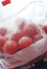 うちのトマトの保存法♪