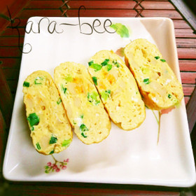 チーかまinだし巻き卵♡お弁当に朝食に