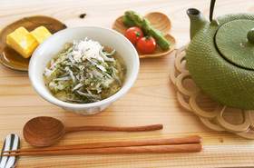 シンプル簡単!ちりめんだし茶漬け