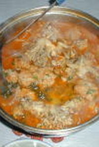鶏豚団子鍋