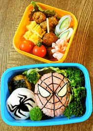 みんなが作ってる スパイダーマンキャラ弁のレシピ クックパッド 簡単おいしいみんなのレシピが342万品