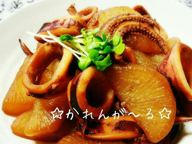 ベスト いか 大根 レシピ 圧力鍋 500 トップ画像のレシピ