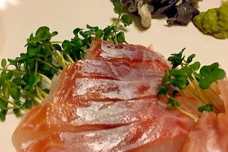 石鯛のお刺身 皮ポン酢和え レシピ 作り方 By 釣り好きマサコ クックパッド 簡単おいしいみんなのレシピが356万品