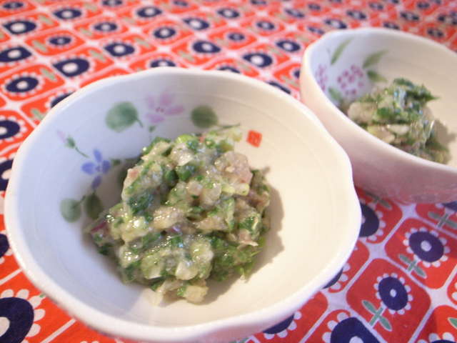 50 豆アジ なめろう 最高の花の画像