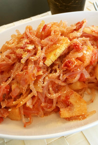 【ZENパスタ】筍のピリ辛トマトソース