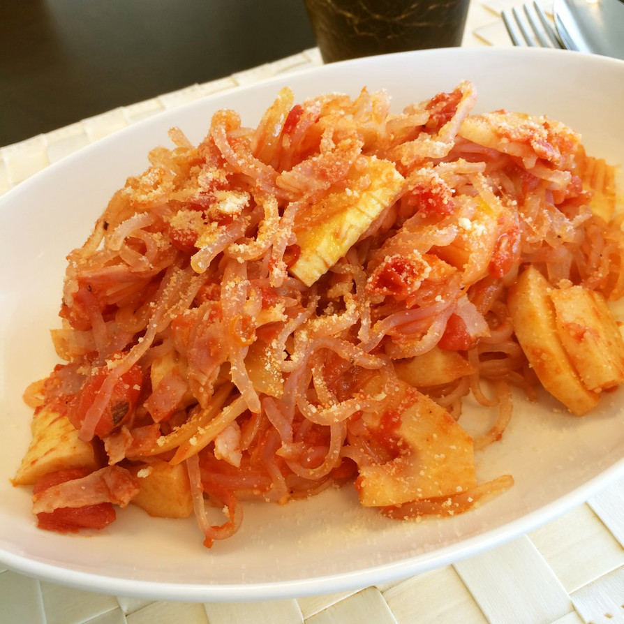 【ZENパスタ】筍のピリ辛トマトソースの画像