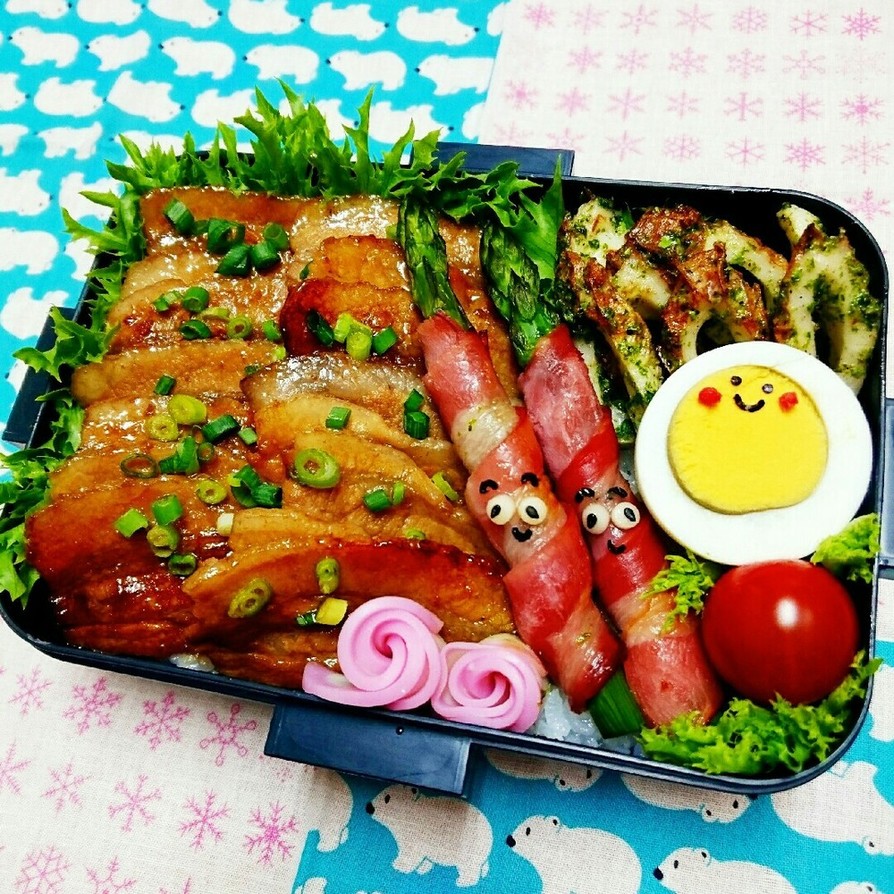 豚カルビのお弁当の画像