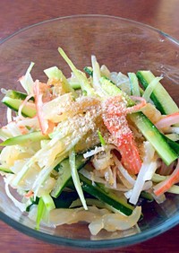 くらげとお野菜の中華サラダ