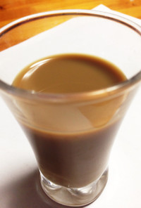 あずきスープでコーヒー牛乳