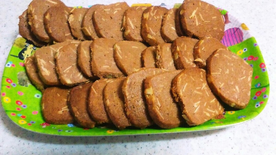☆アーモンドココアのバタークッキー☆の画像