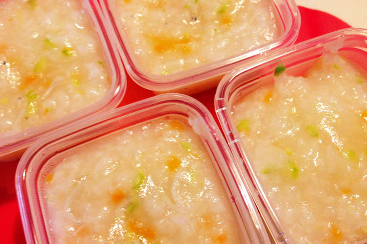 離乳食中期 しらすと野菜の和風粥 レシピ 作り方 By れいかキッチン クックパッド 簡単おいしいみんなのレシピが366万品