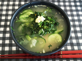 残っちゃった鰹のタタキで〜〜冷や汁