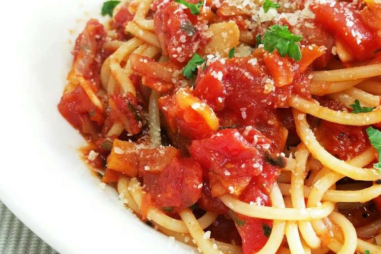 簡単おいしい マリナーラソースのパスタ レシピ 作り方 By ミヤサカーナ クックパッド 簡単おいしいみんなのレシピが363万品