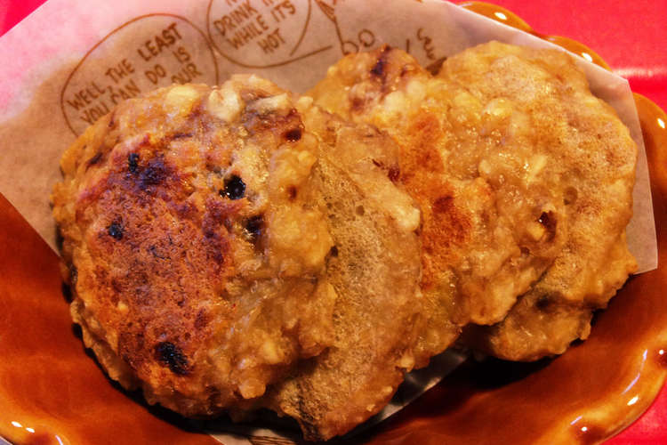 離乳食中期 便秘解消オートミールおやき レシピ 作り方 By れいかキッチン クックパッド 簡単おいしいみんなのレシピが360万品