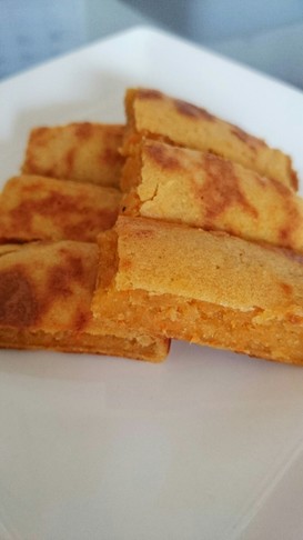 きな粉と人参のスティックパンケーキ
