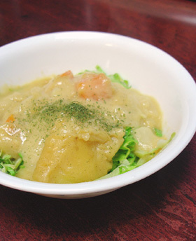 ご飯の代わりにキャベツDEカレー!