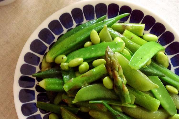 緑の豆豆サラダ さっぱりレモン味 レシピ 作り方 By ふなここ クックパッド 簡単おいしいみんなのレシピが356万品