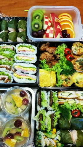 運動会のお弁当♪