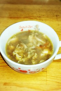 中華風アレンジ小豆スープ