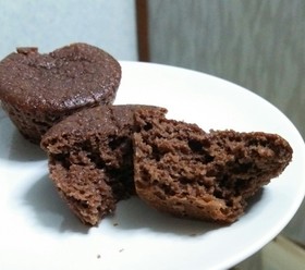 小麦ファイバーとおからのカップケーキ