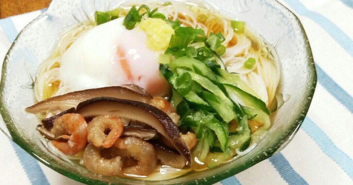 ぶっかけ素麺 手作りそうめんつゆで レシピ 作り方 By もえちゃんはは クックパッド 簡単おいしいみんなのレシピが352万品