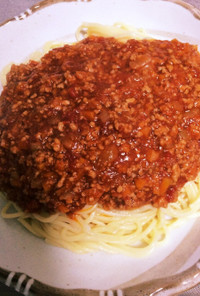 簡単手作りミートスパゲティ