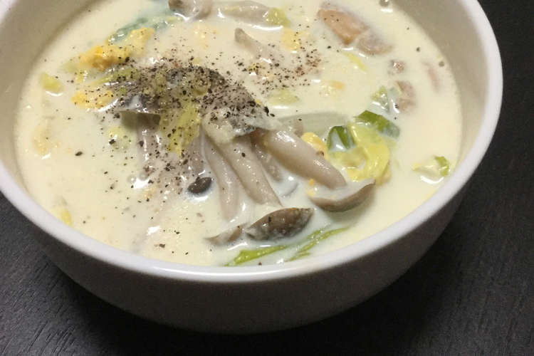 具沢山満足 茸とキャベツの豆乳スープ レシピ 作り方 By 粉緒 Conao クックパッド 簡単おいしいみんなのレシピが352万品