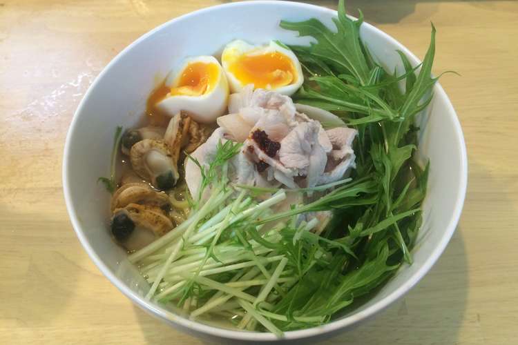 貝の出汁で冷たいラーメン レシピ 作り方 By かんのんどう クックパッド 簡単おいしいみんなのレシピが360万品