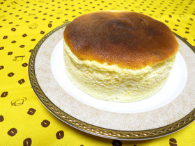 【簡単】ふわふわスフレチーズケーキ♪
