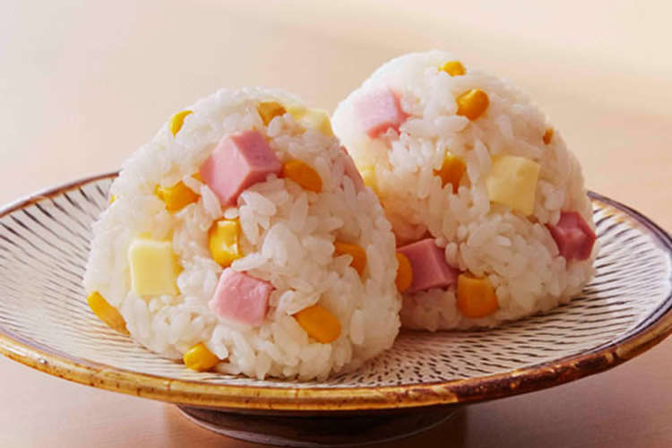 コーンなハムチーズおにぎり レシピ 作り方 By はごろもフーズ クックパッド 簡単おいしいみんなのレシピが360万品