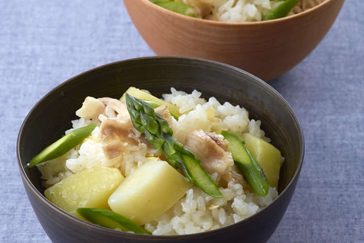 じゃがいもと豚バラ肉の炊き込みご飯 レシピ 作り方 By ヤマキ クックパッド