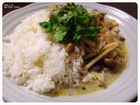 本格グリーンタイカレー☆さくら鶏手羽もと
