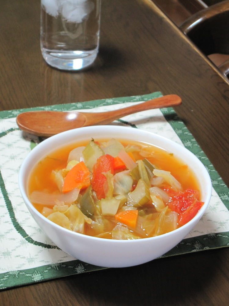 肉無し薄味☆たっぷり野菜の脂肪燃焼スープの画像