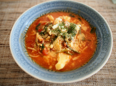 トマトキムチ鍋♩の写真