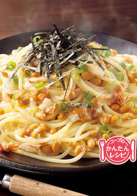 納豆とろろスパゲッティ
