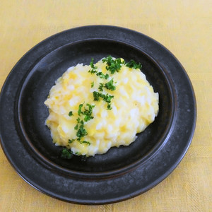 卵とチーズのリゾット