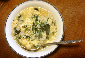 塩麹を使った朝食定番リゾット