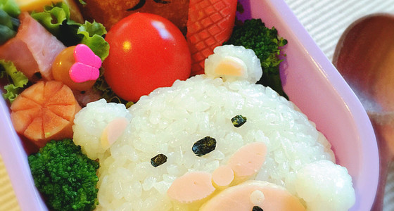簡単キャラ弁 すみっコぐらしのしろくま レシピ 作り方 By Meiyuina クックパッド 簡単おいしいみんなのレシピが375万品