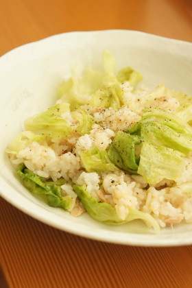 ツナレタスの塩レモン炒飯
