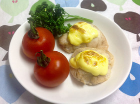 お弁当に☆鶏ささみのマヨネーズ焼き