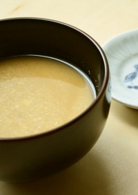 【江戸の味】すり流し豆腐 (お味噌汁)