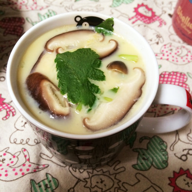 うどんスープの素で簡単茶碗蒸しの写真