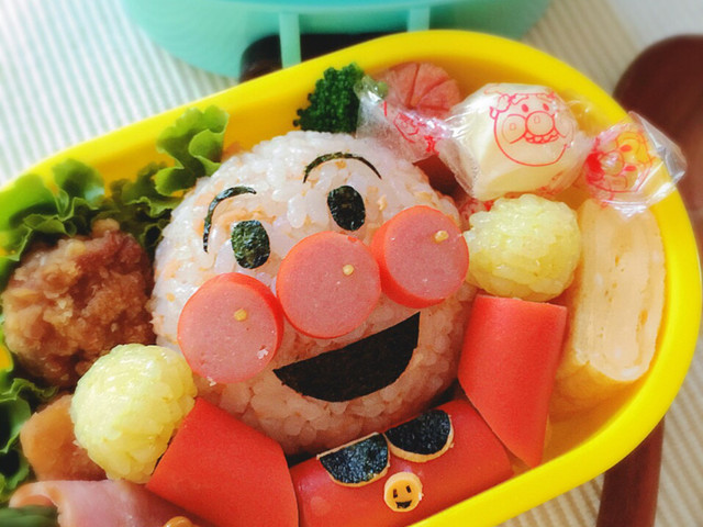 大好き アンパンマン キャラ弁 体付き レシピ 作り方 By Meiyuina クックパッド 簡単おいしいみんなのレシピが366万品