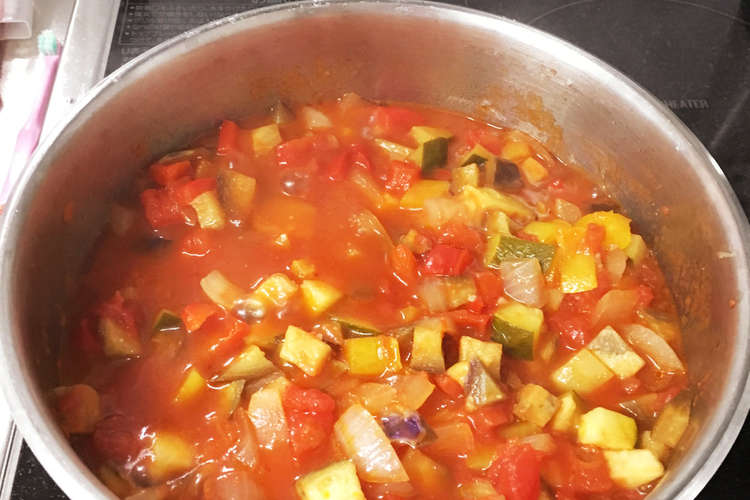 ラタトゥイユ 夏野菜トマトスープ レシピ 作り方 By ちこます クックパッド