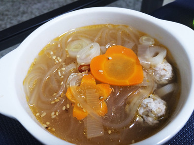 タイ料理 ナンプラー香る春雨スープの写真