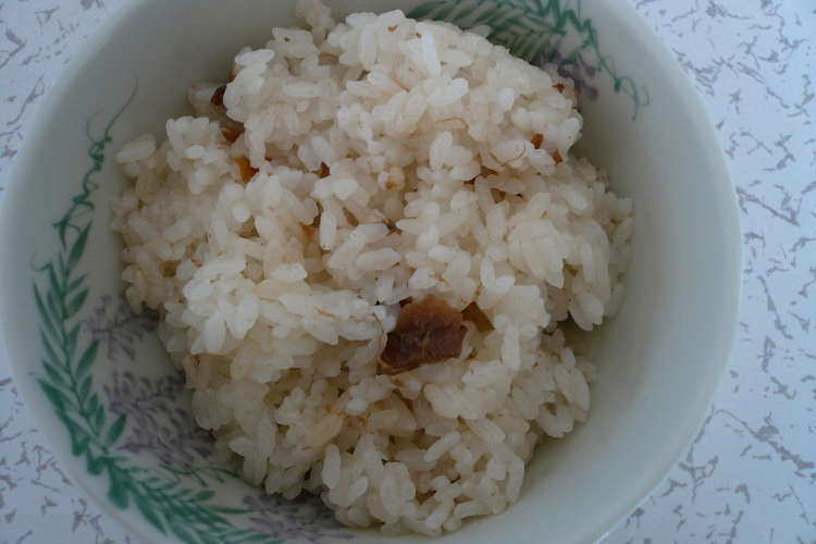 炊飯器で炊くだけ 梅おこわ レシピ 作り方 By Taku Hiro クックパッド 簡単おいしいみんなのレシピが352万品
