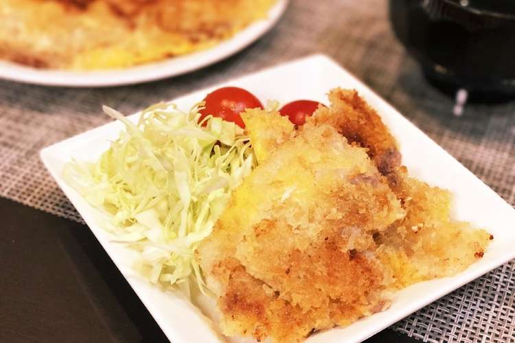 揚げない片面 とんかつ フライパン一つ レシピ 作り方 By ライライマミィ クックパッド 簡単おいしいみんなのレシピが354万品