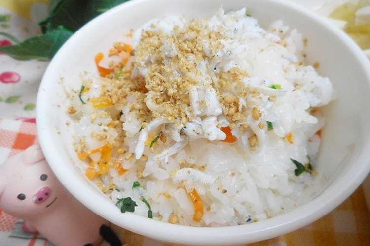 離乳食完了期 野菜としらす丼 レシピ 作り方 By 和の離乳食 中田馨 クックパッド 簡単おいしいみんなのレシピが376万品